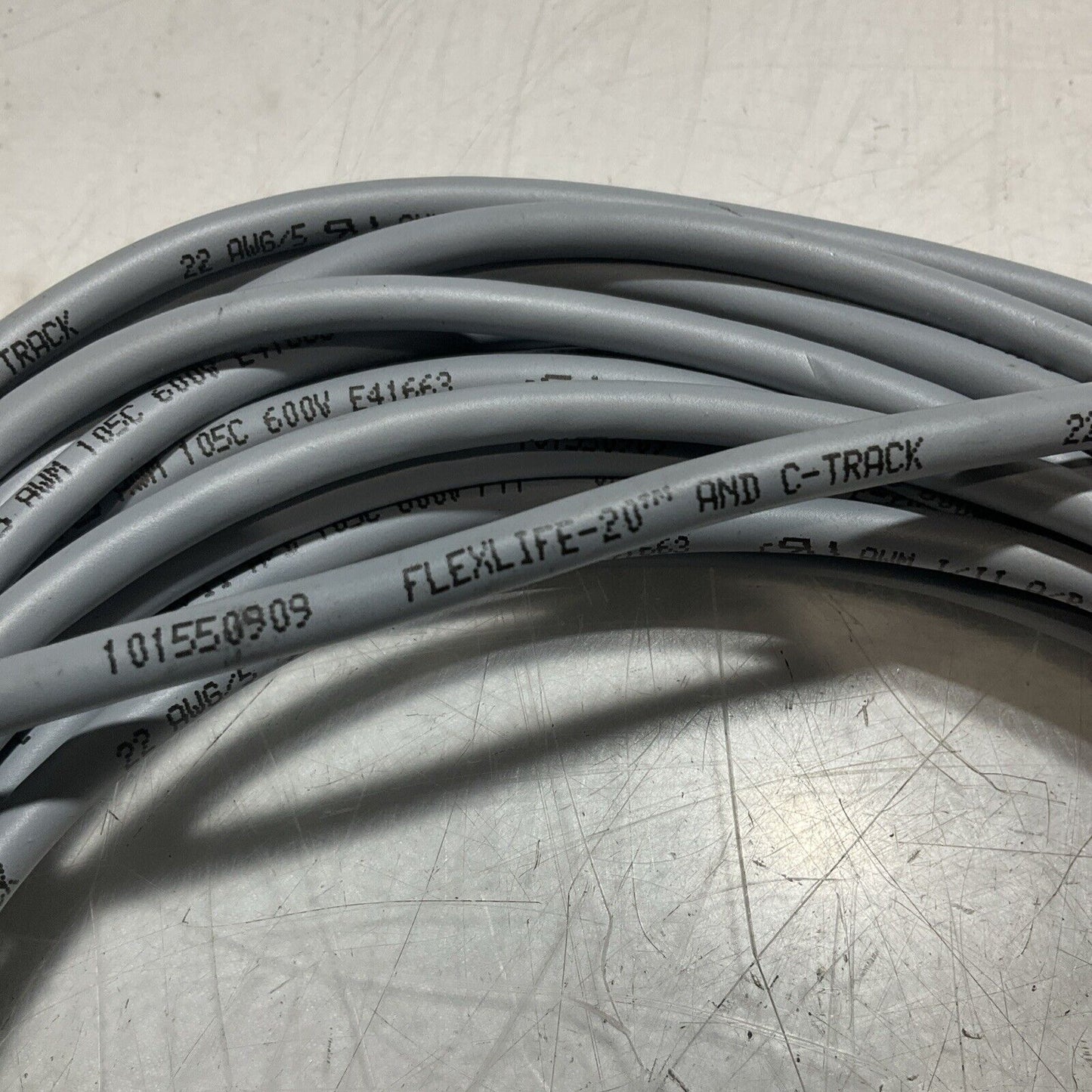 TURCK 101550909 W083 FLEXLIFE CABLE TRACK CABLE ASSEMBLY LOT OF 3 U3S