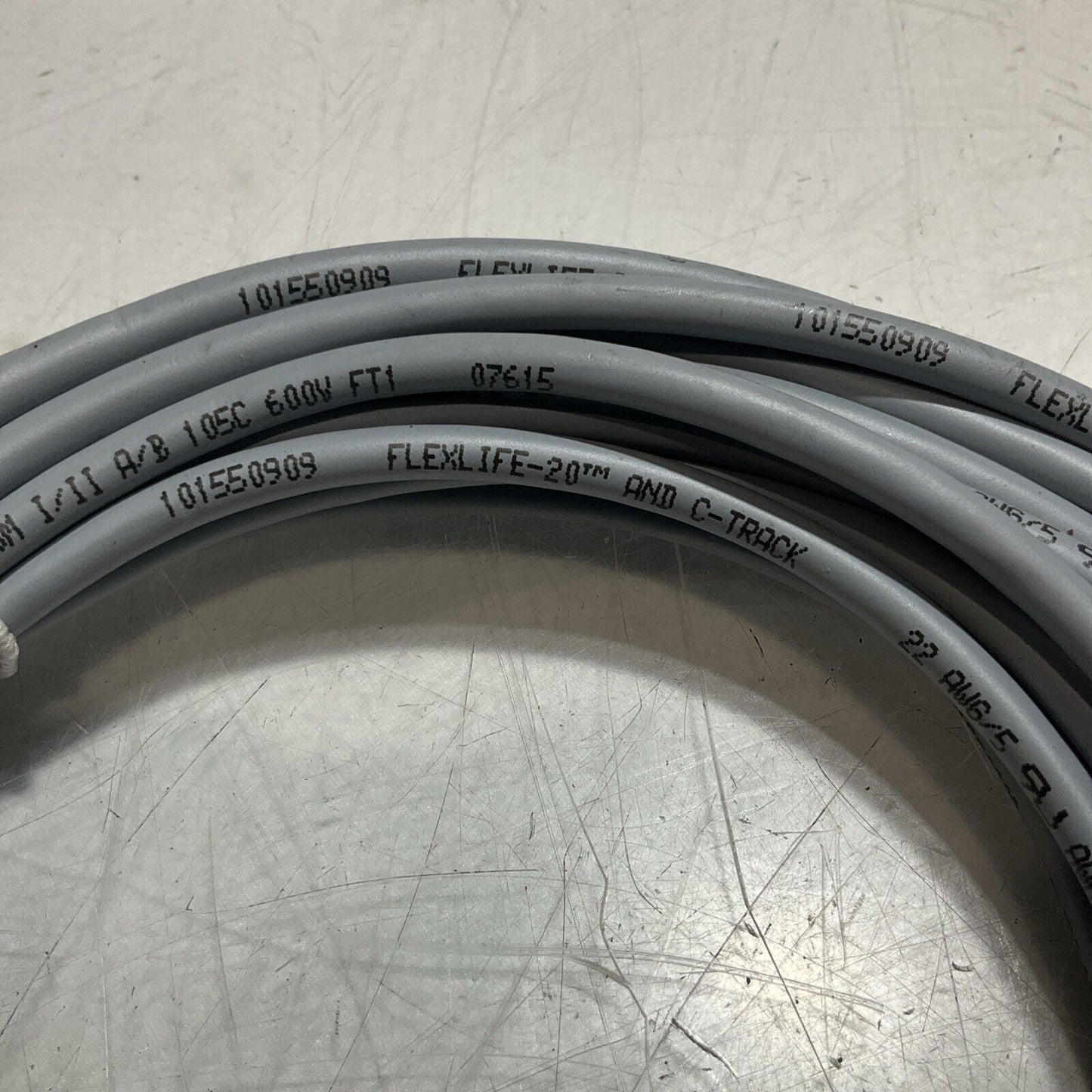 TURCK 101550909 W083 FLEXLIFE CABLE TRACK CABLE ASSEMBLY LOT OF 3 U3S