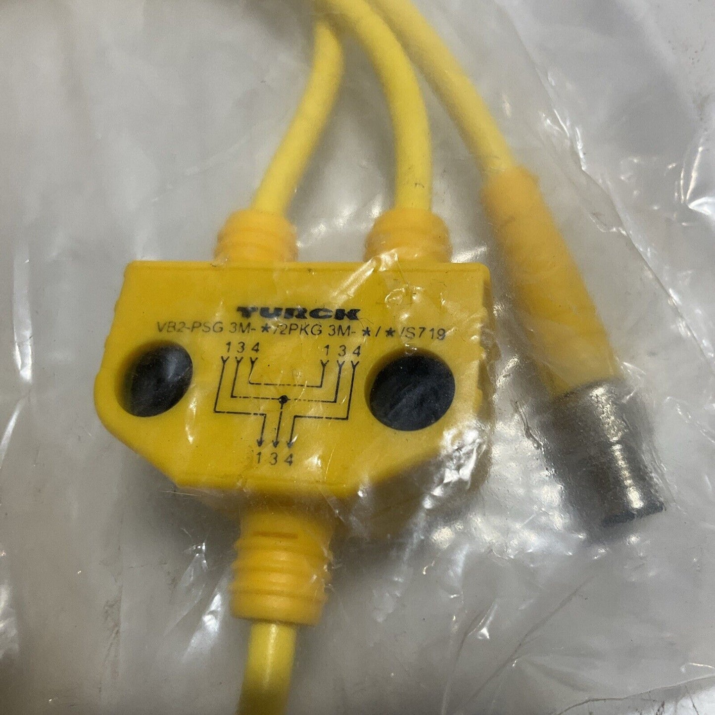 TURCK VB2-PSG3M-0.4/2PKG3M-0.2/0.2/S719 CABLE ASSEMBLY U3S