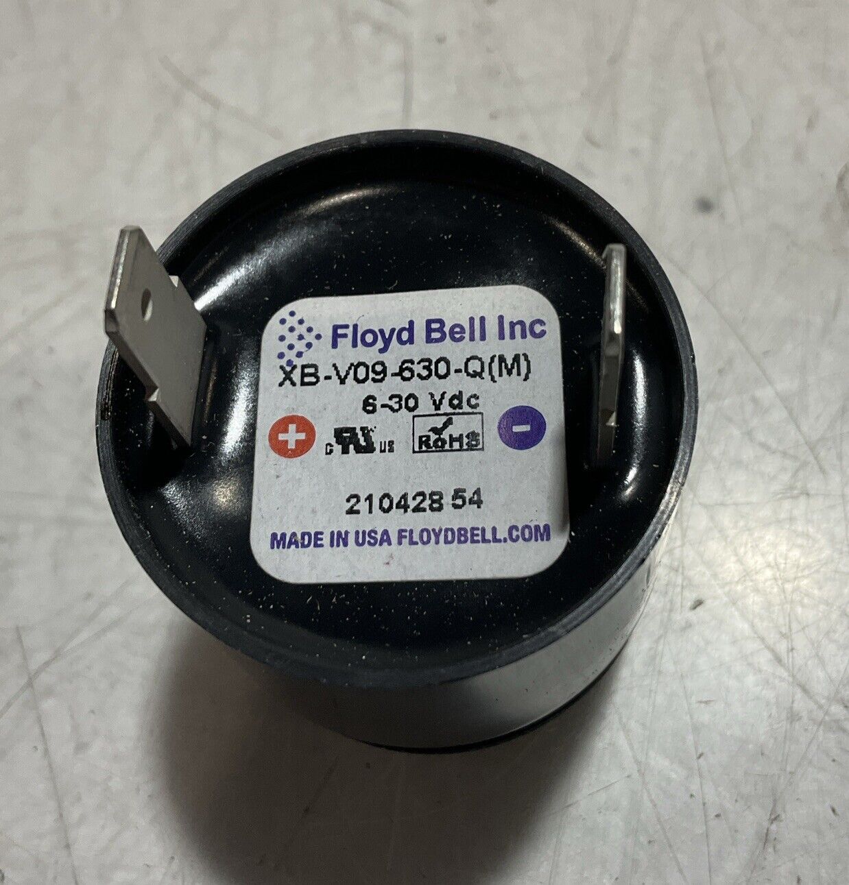 FLOYD BELL INC XB-V09-630-QM ALARM LOUD MED DEEP U3S