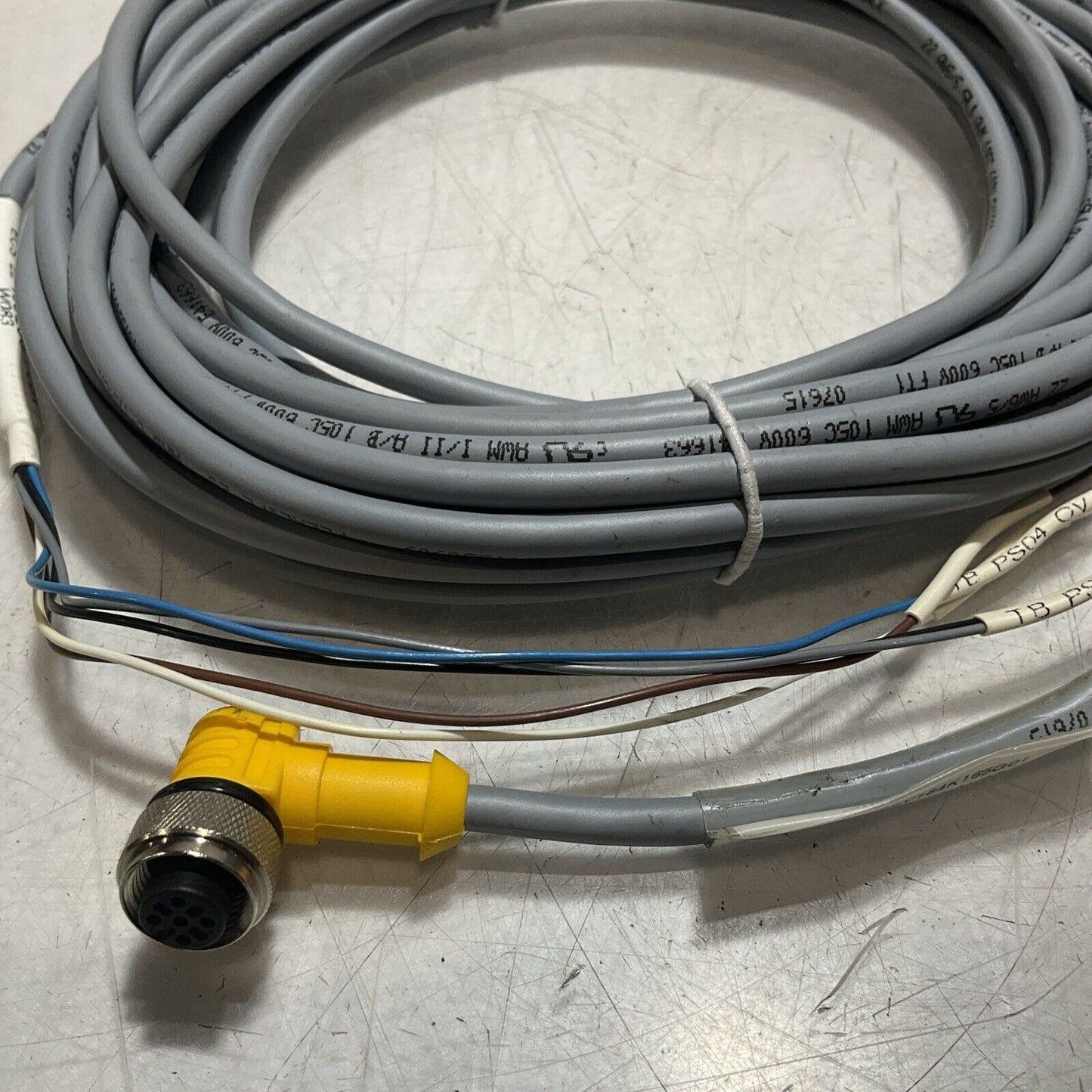 TURCK 101550909 W083 FLEXLIFE CABLE TRACK CABLE ASSEMBLY LOT OF 3 U3S