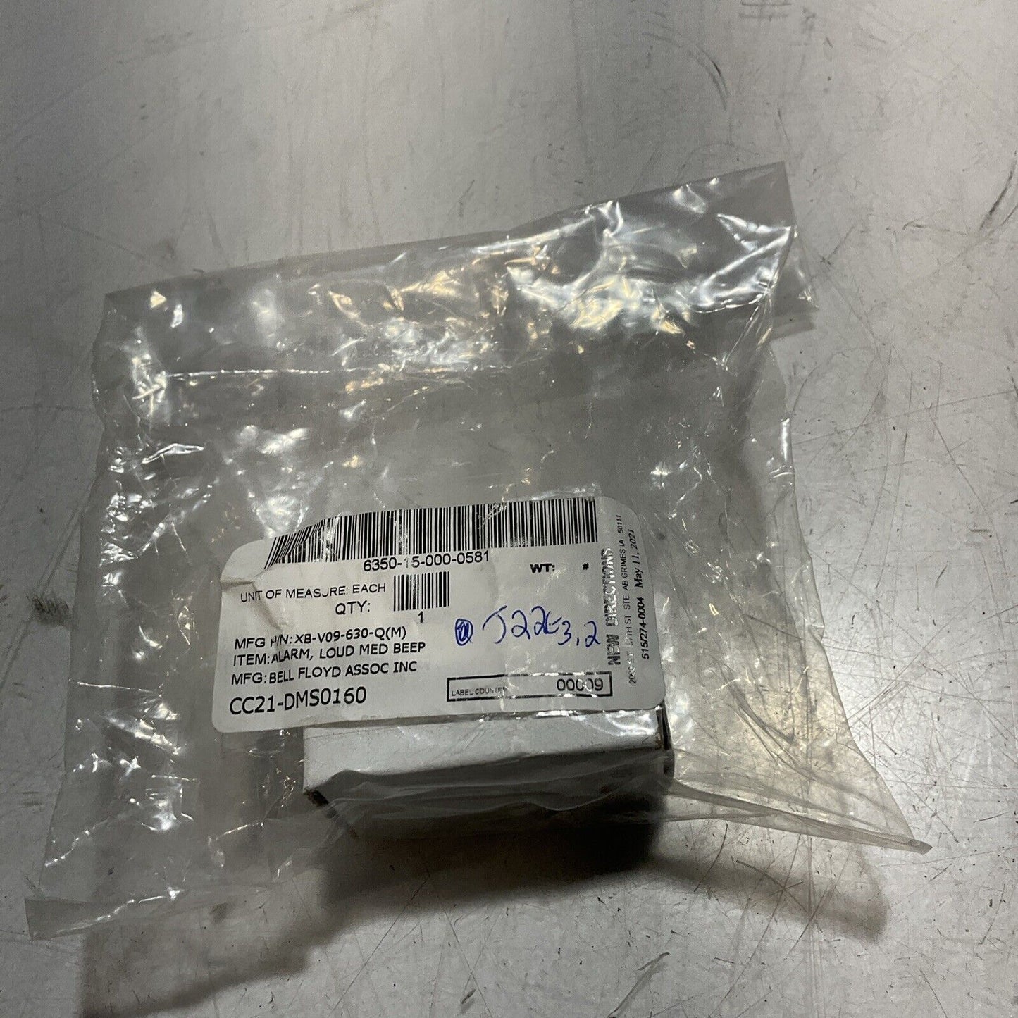 FLOYD BELL INC XB-V09-630-QM ALARM LOUD MED DEEP U3S