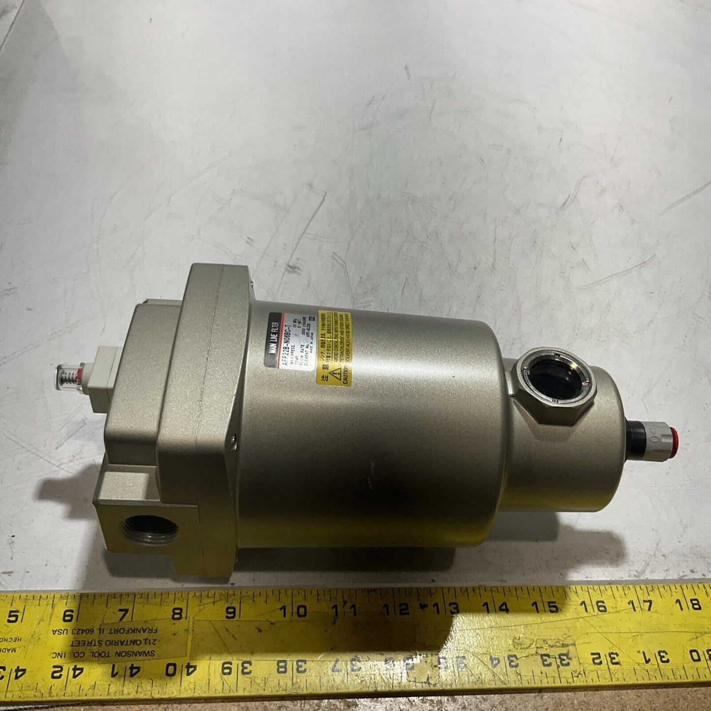 SMC AFF22B-N06BC-T PNEUMATIC MAIN LINE FILTER U3S