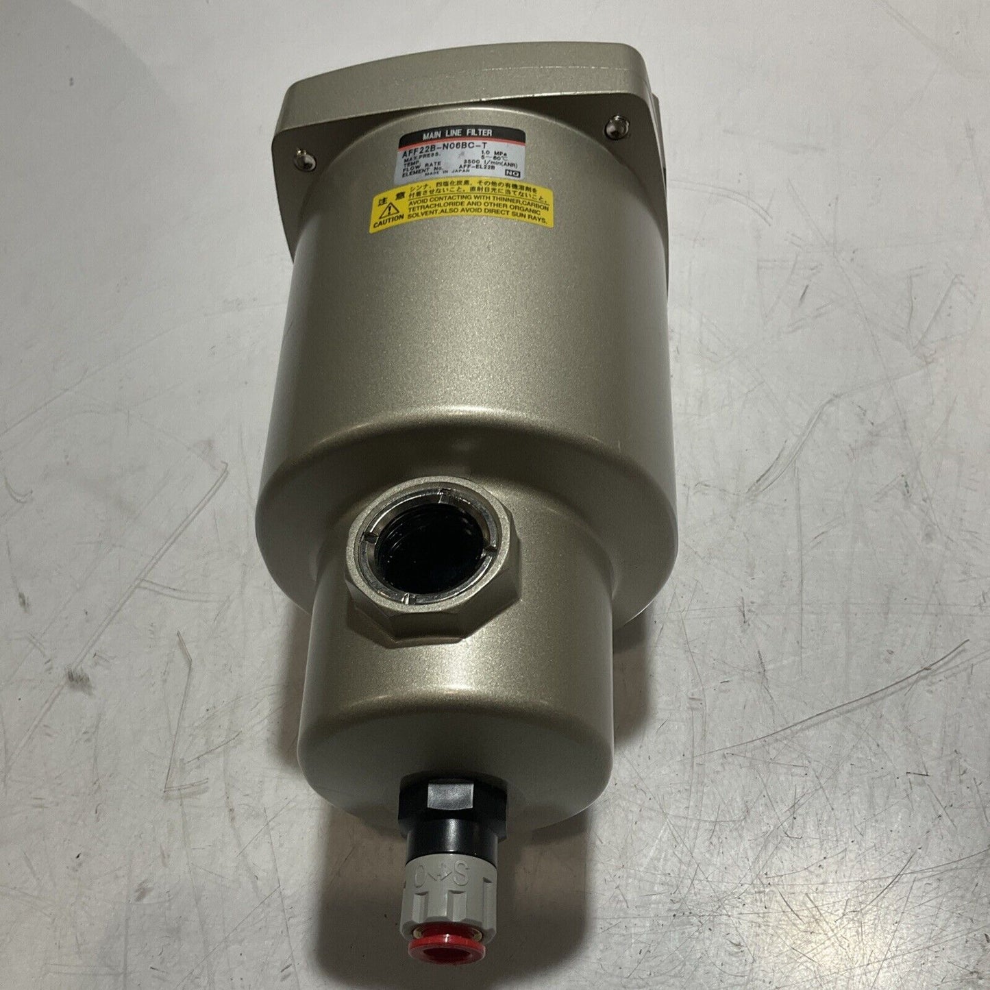 SMC AFF22B-N06BC-T PNEUMATIC MAIN LINE FILTER U3S