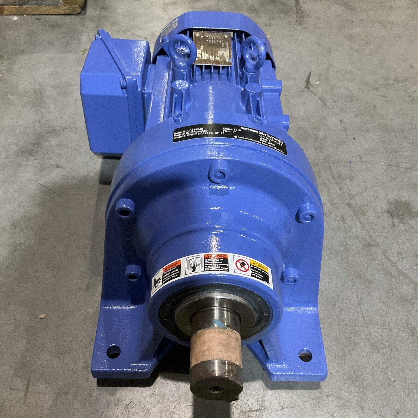 SUMITOMO CNHM1-6125YC-EP-71 GEARMOTOR U3S