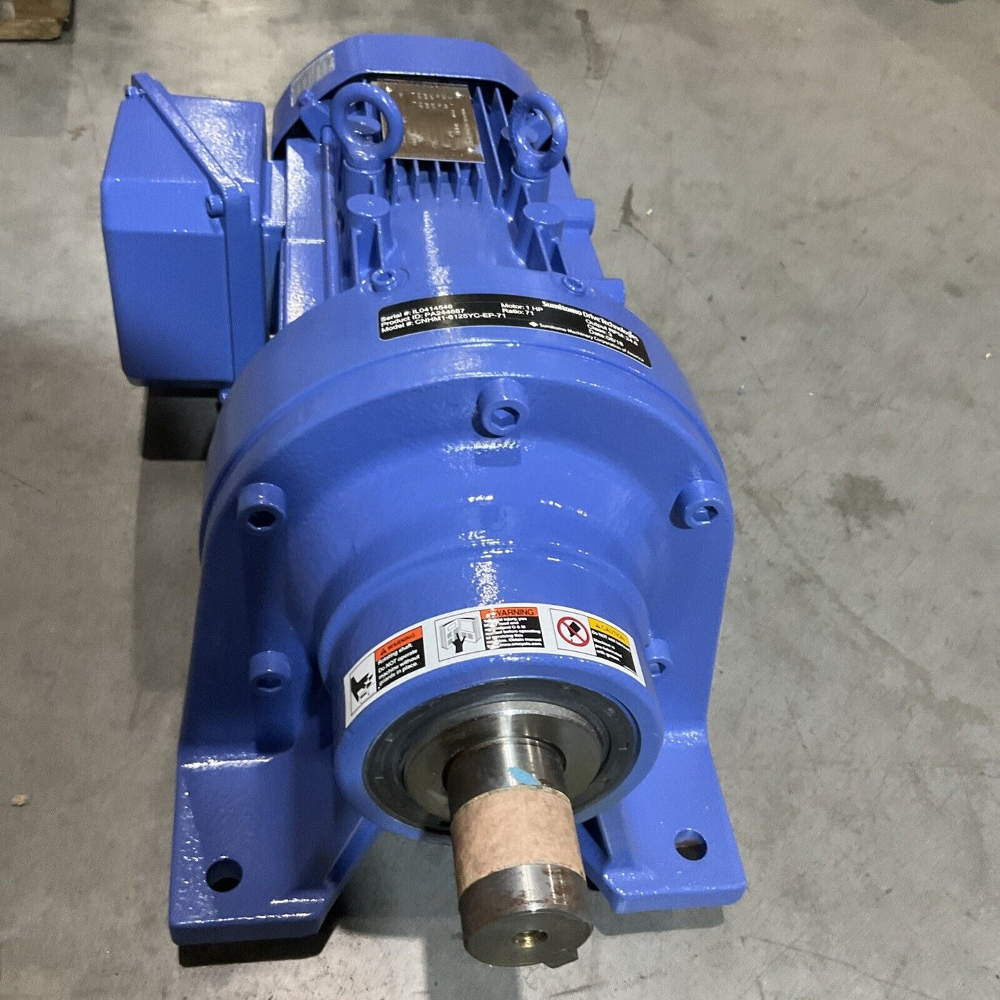SUMITOMO CNHM1-6125YC-EP-71 GEARMOTOR U3S