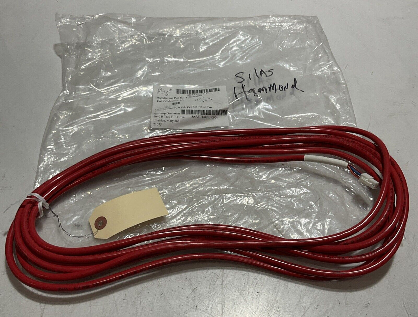 TURCK 10150896 RED STOP CABLE ASSEMBLY U3S