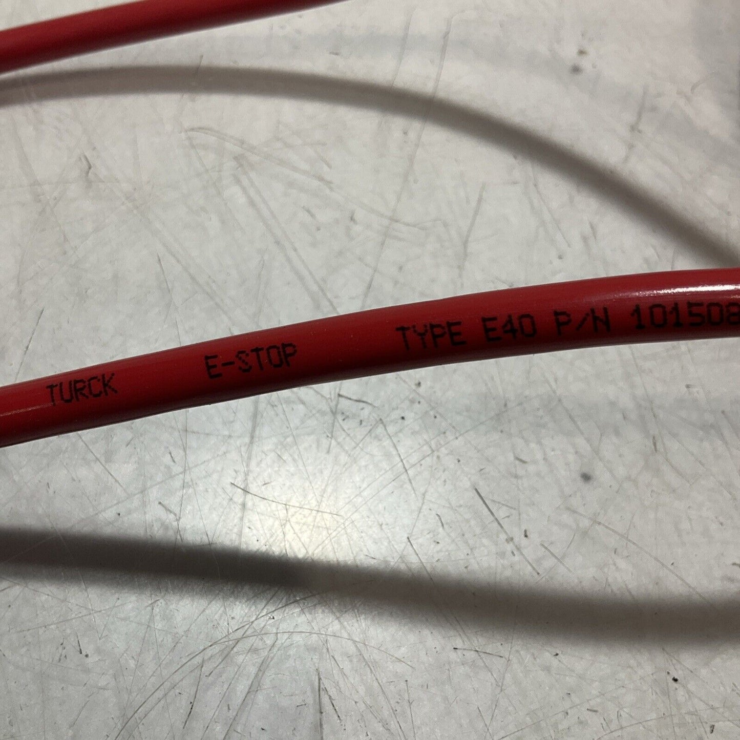 TURCK 10150896 RED STOP CABLE ASSEMBLY U3S