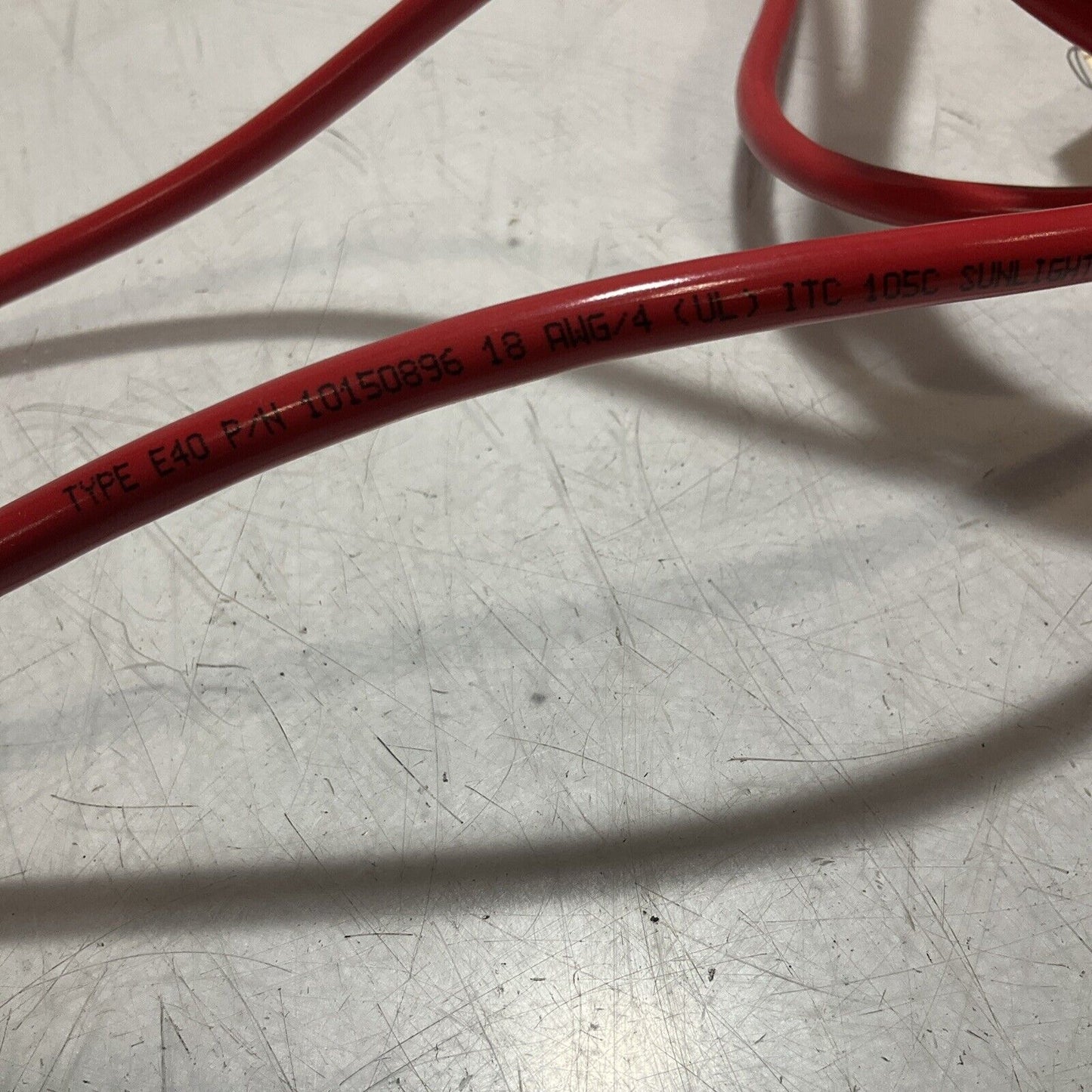 TURCK 10150896 RED STOP CABLE ASSEMBLY U3S