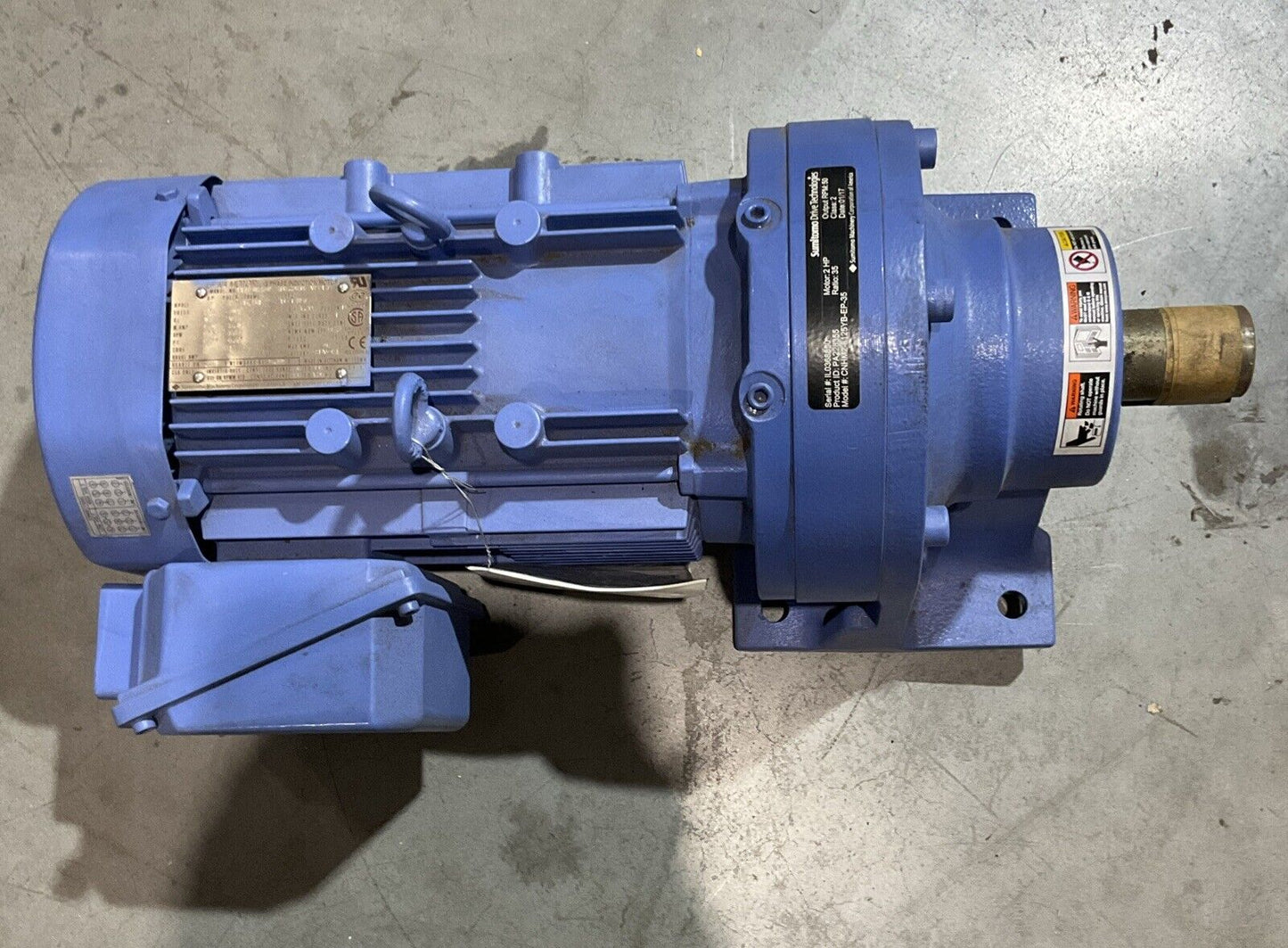 SUMITOMO CNHM2-6125YB-EP-35 GEARMOTOR U3S