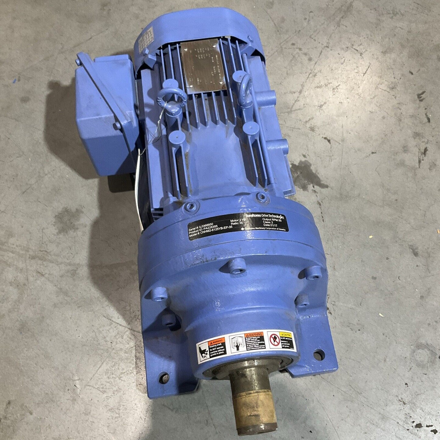 SUMITOMO CNHM2-6125YB-EP-35 GEARMOTOR U3S