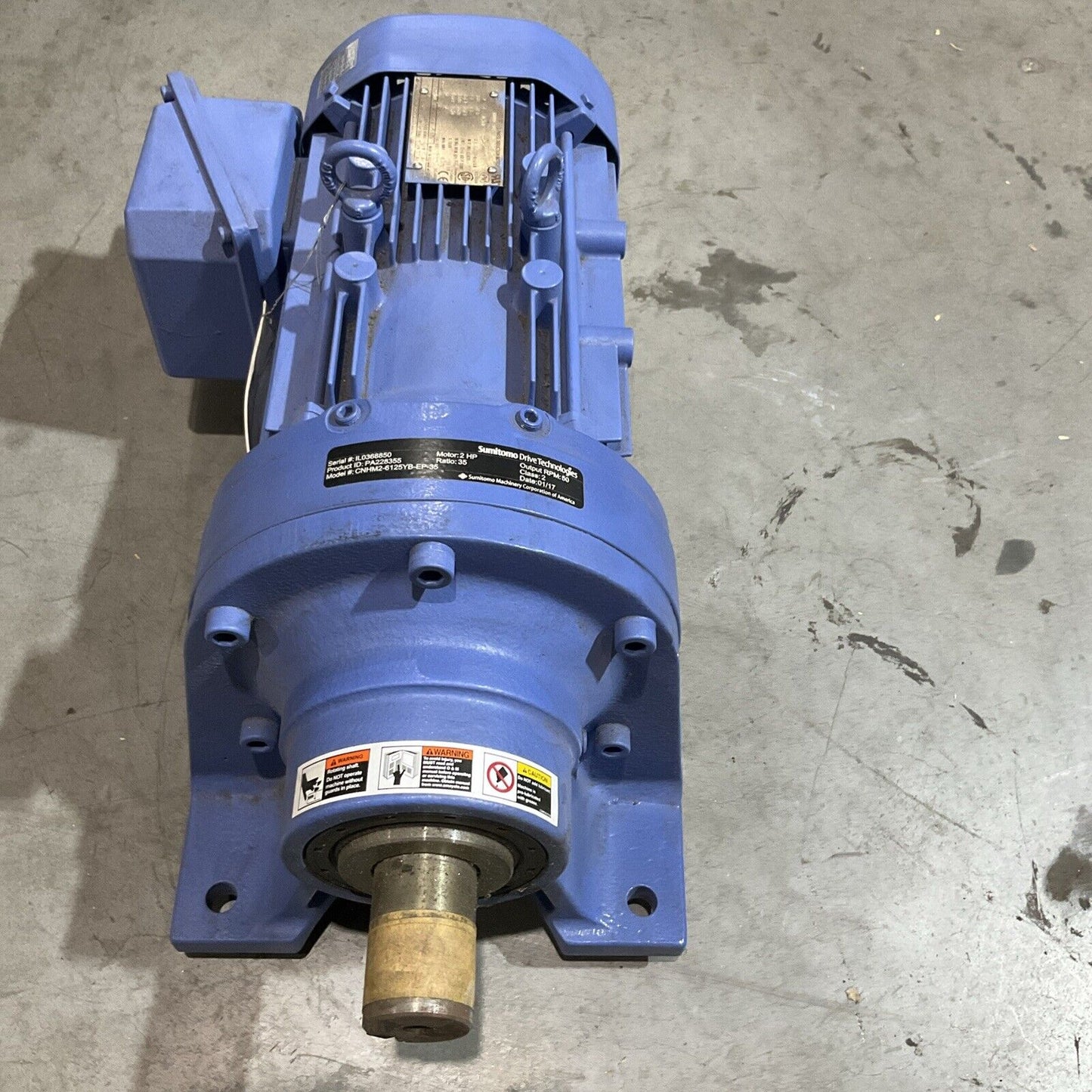 SUMITOMO CNHM2-6125YB-EP-35 GEARMOTOR U3S