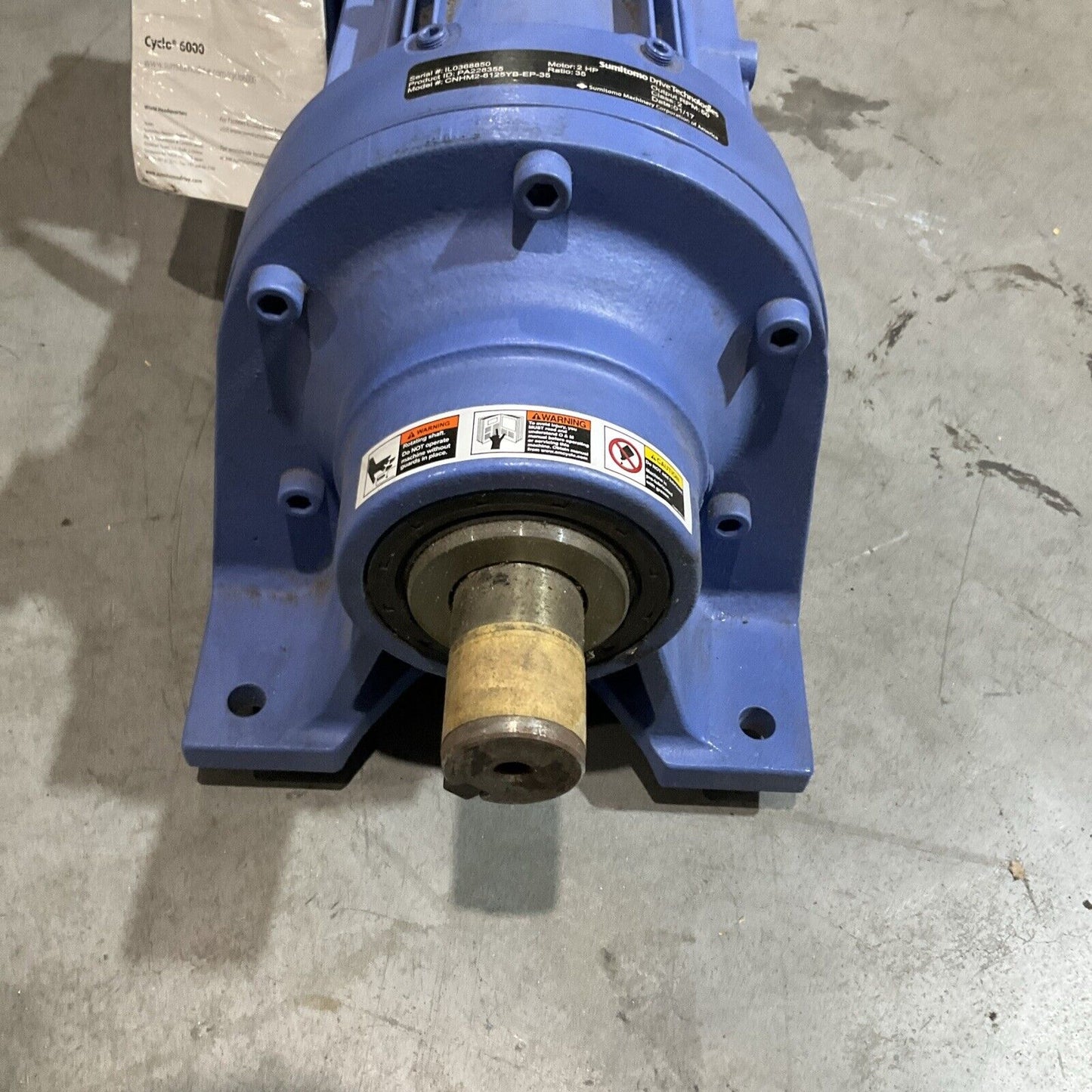 SUMITOMO CNHM2-6125YB-EP-35 GEARMOTOR U3S