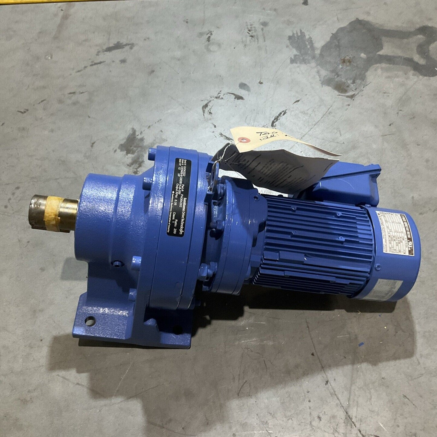 SUMITOMO TC-FX/FB-05A CNHM05-6125DBYA-B-289 GEARMOTOR U3S