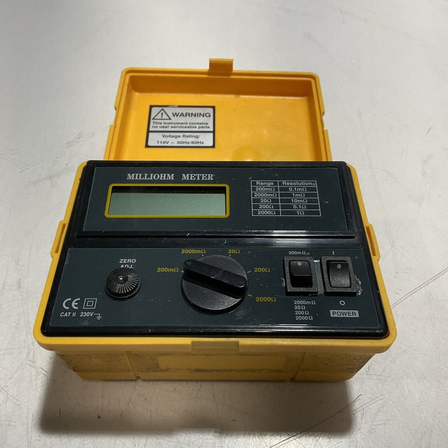 MILLIOHM METER 380460 EXTECH PRECISION LOT OF 3 U3M