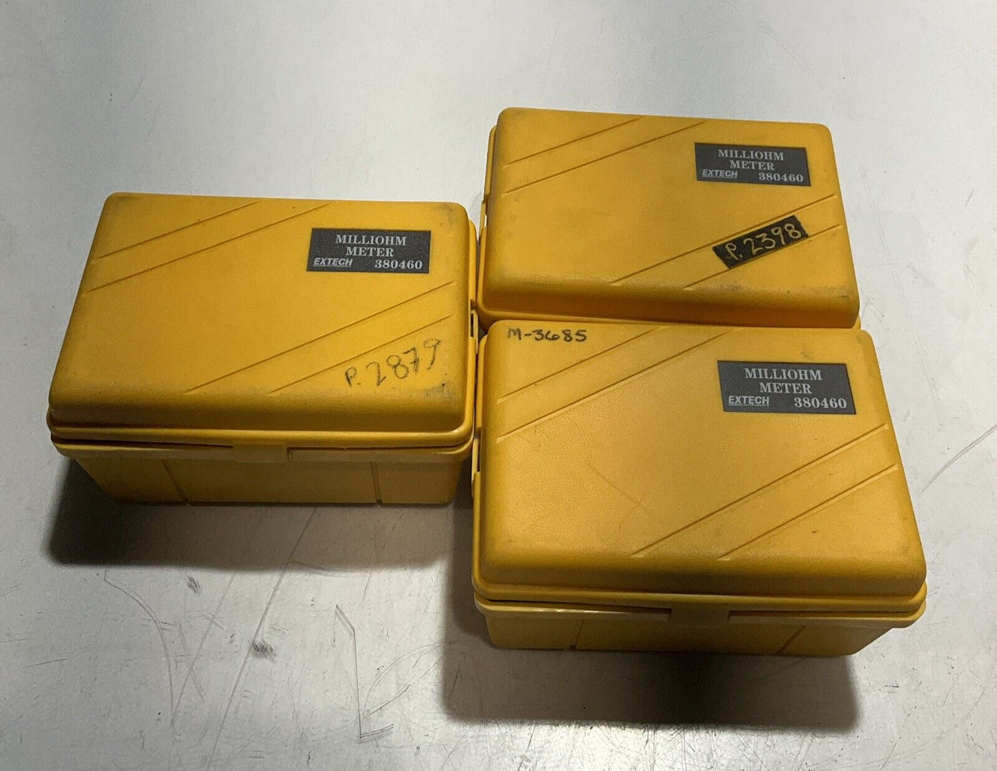 MILLIOHM METER 380460 EXTECH PRECISION LOT OF 3 U3M