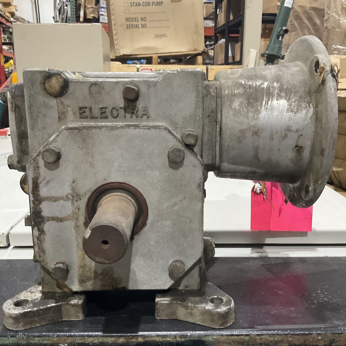 ELECTRA 26AC14125 7707872 GEARBOX MOTOR 12.5:1 CAST IRON U3S