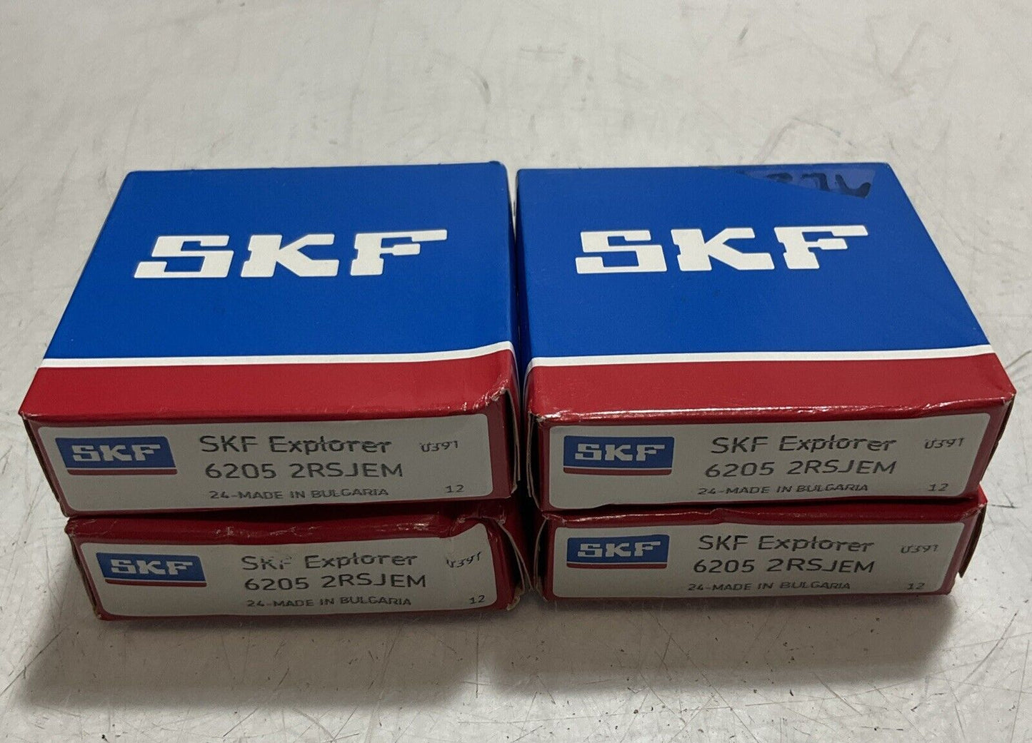 SKF 62052RSJEM DEEP GROOVE BALL BEARINGS LOT OF 4 U3S