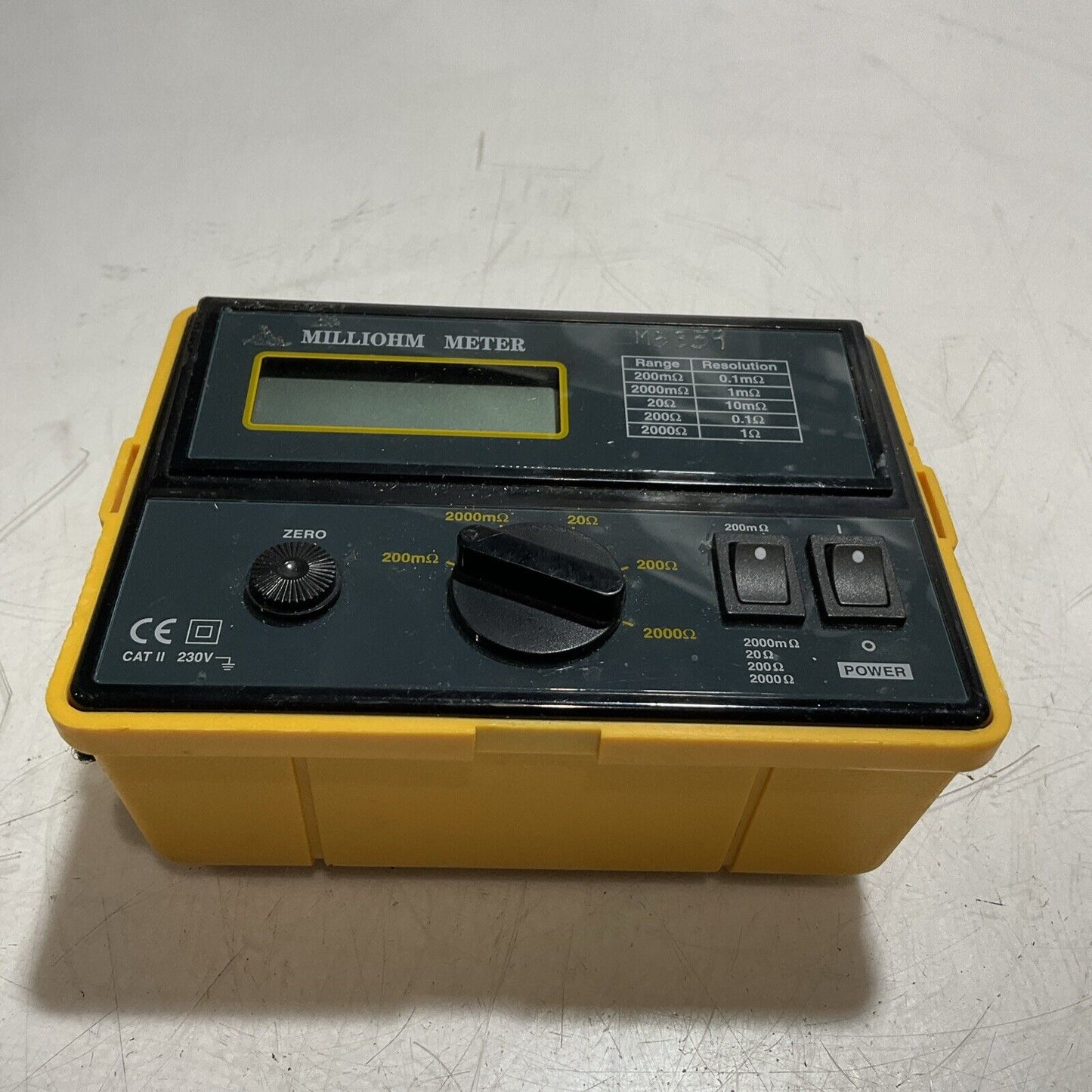 MILLIOHM METER 380460 EXTECH PRECISION U3S