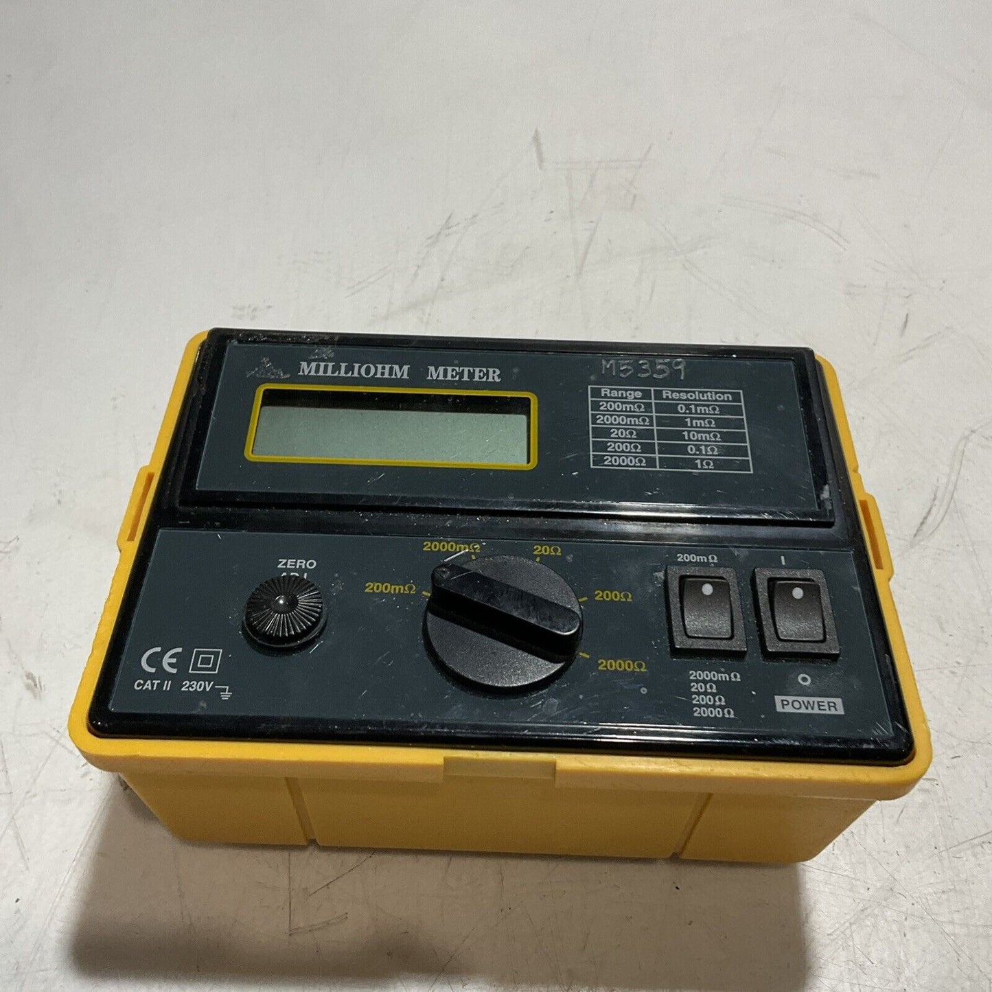 MILLIOHM METER 380460 EXTECH PRECISION U3S