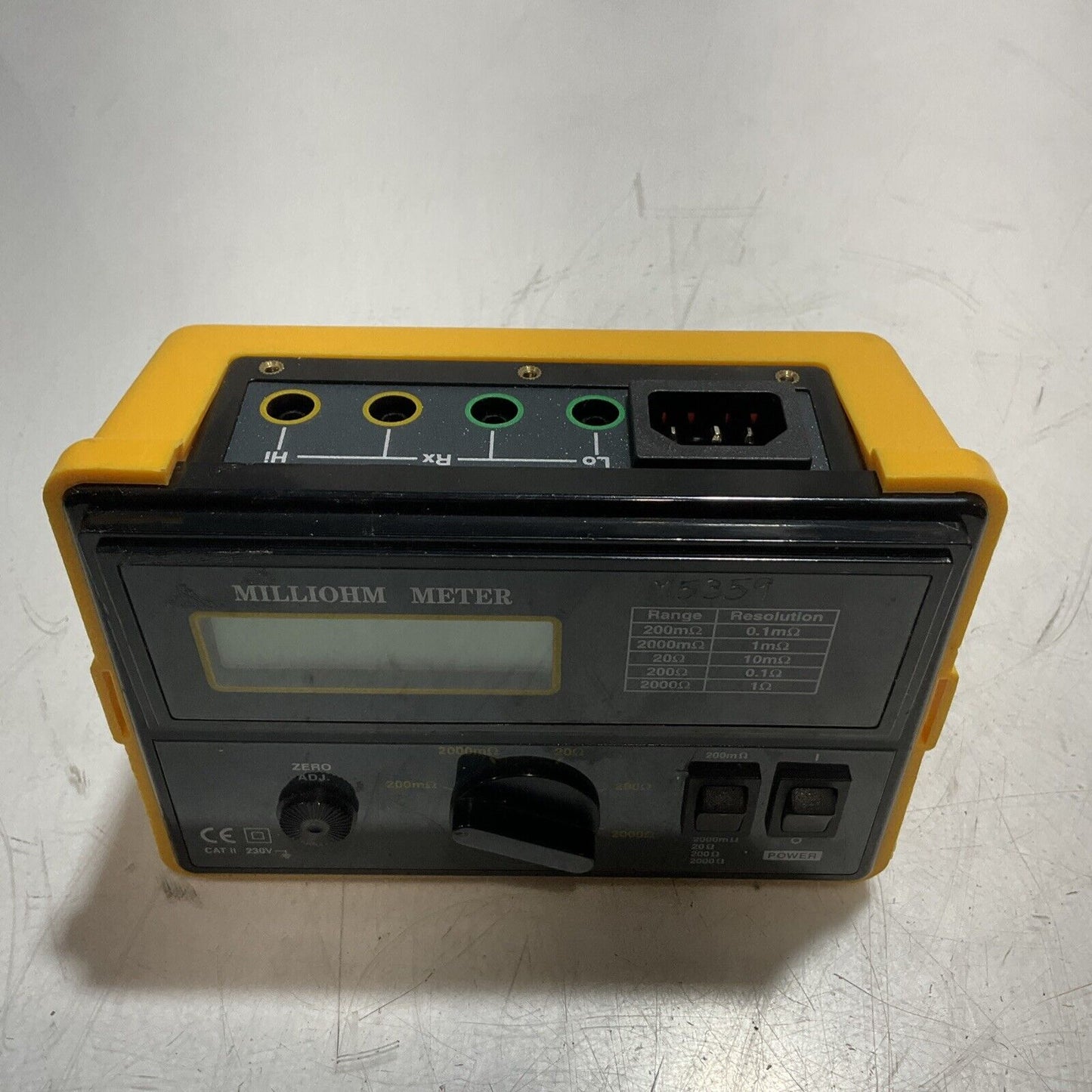 MILLIOHM METER 380460 EXTECH PRECISION U3S