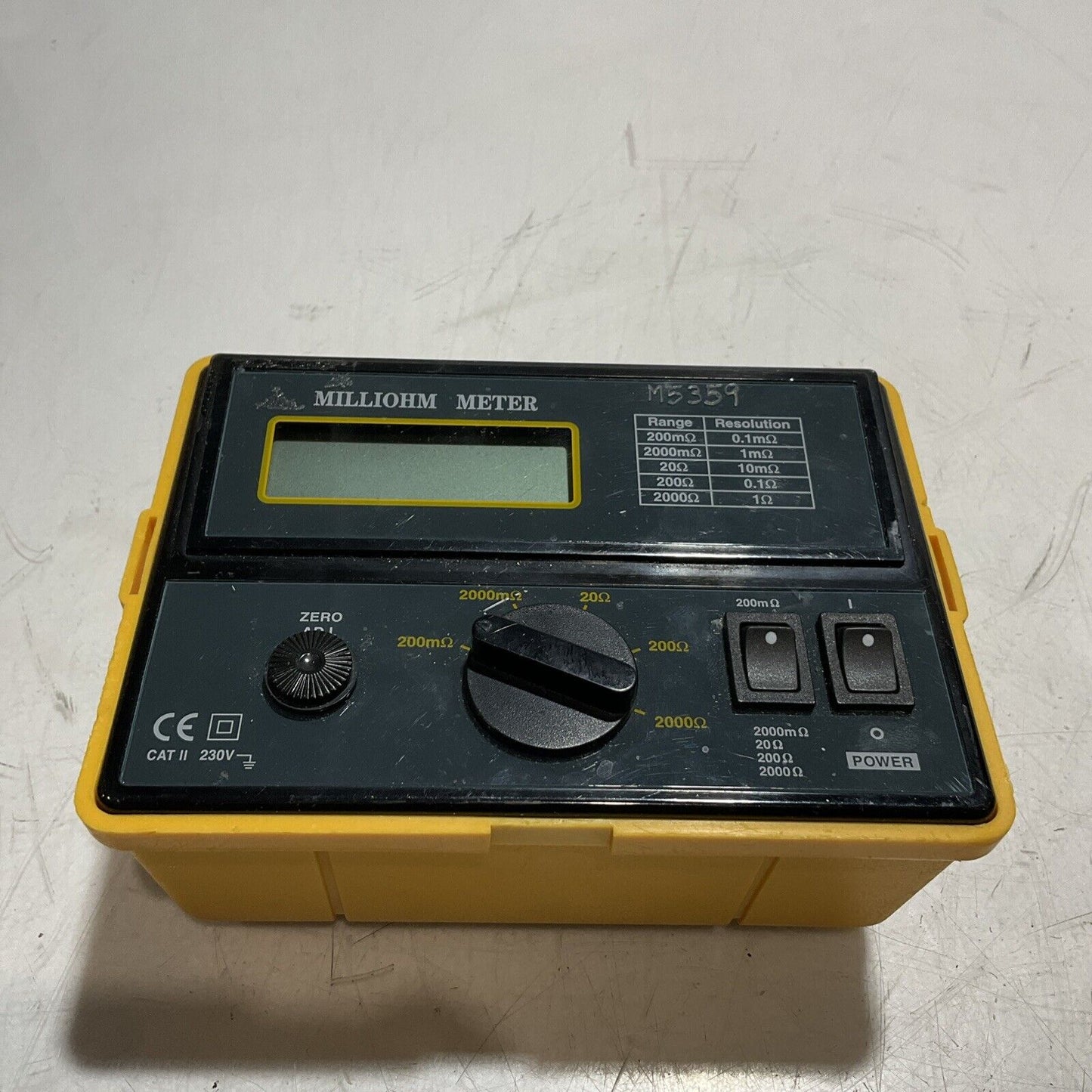 MILLIOHM METER 380460 EXTECH PRECISION U3S