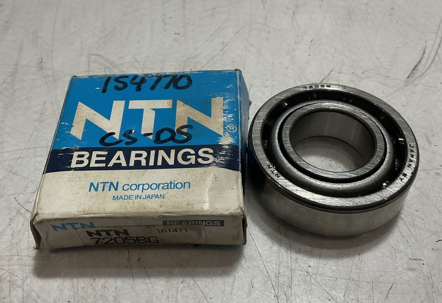 NTN 7205BG SINGLE ROW CONTACT BALL BEARING LOT 4 RM6