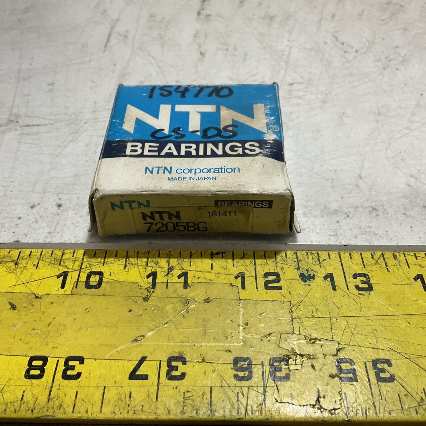 NTN 7205BG SINGLE ROW CONTACT BALL BEARING LOT 4 RM6