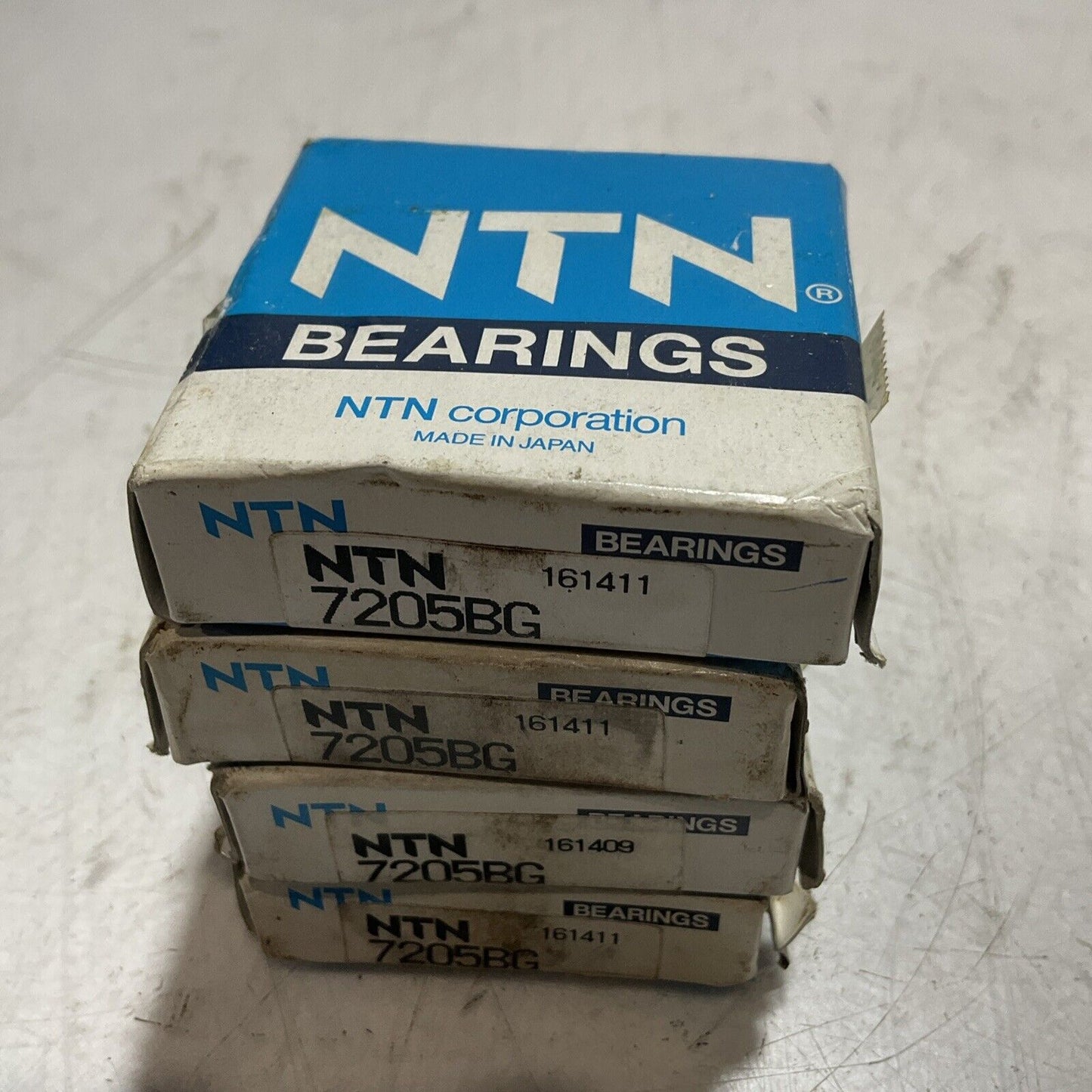 NTN 7205BG SINGLE ROW CONTACT BALL BEARING LOT 4 RM6