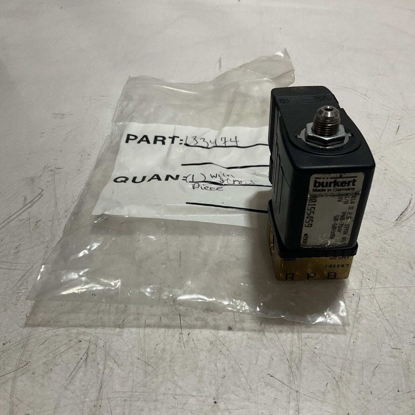 BURKERT 00155459 SOLENOID VALVE RM6