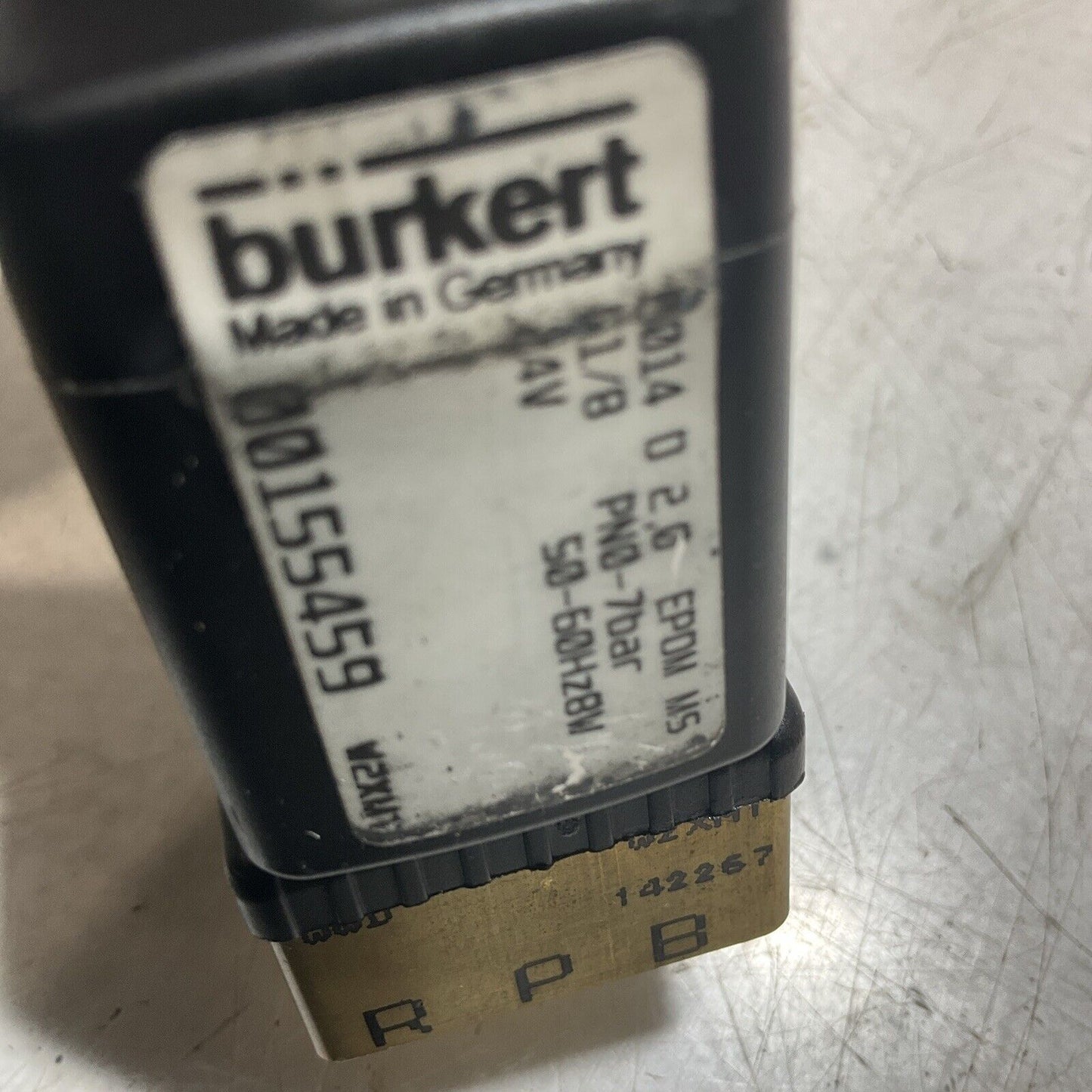 BURKERT 00155459 SOLENOID VALVE RM6