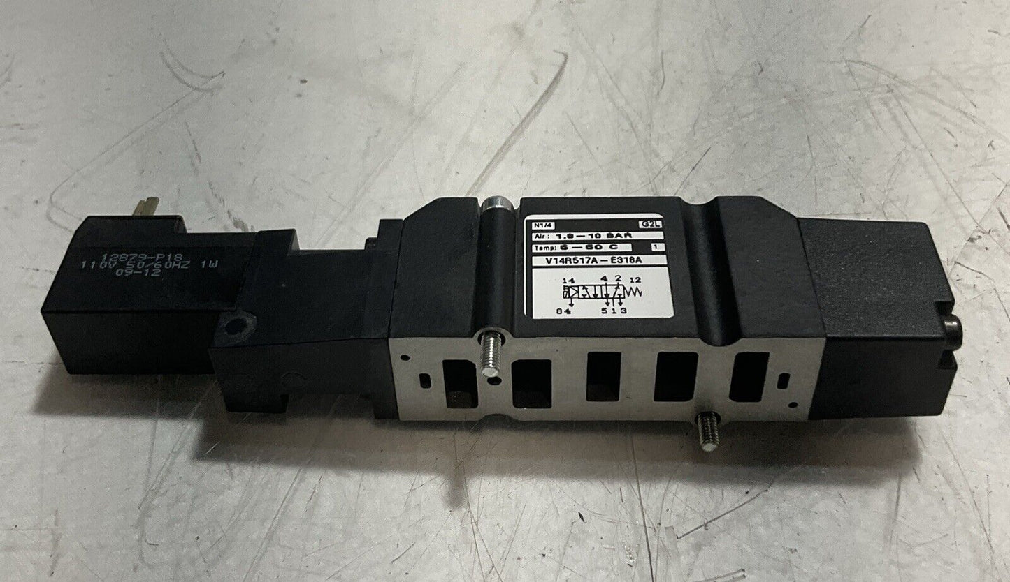 NORGREN V14R517A-E318A PNEUMATIC SOLENOID VALVE RM6