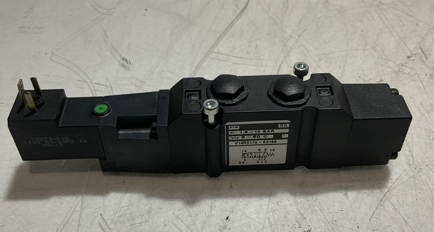 NORGREN V14R517A-E318A PNEUMATIC SOLENOID VALVE RM6