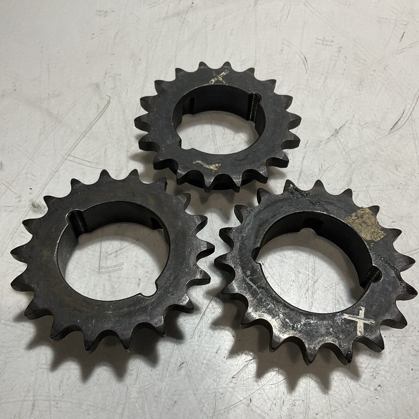 TSUBAKI H50BTL18 16/10 ROLLER CHAIN SPROCKET LOT OF 3 RM6