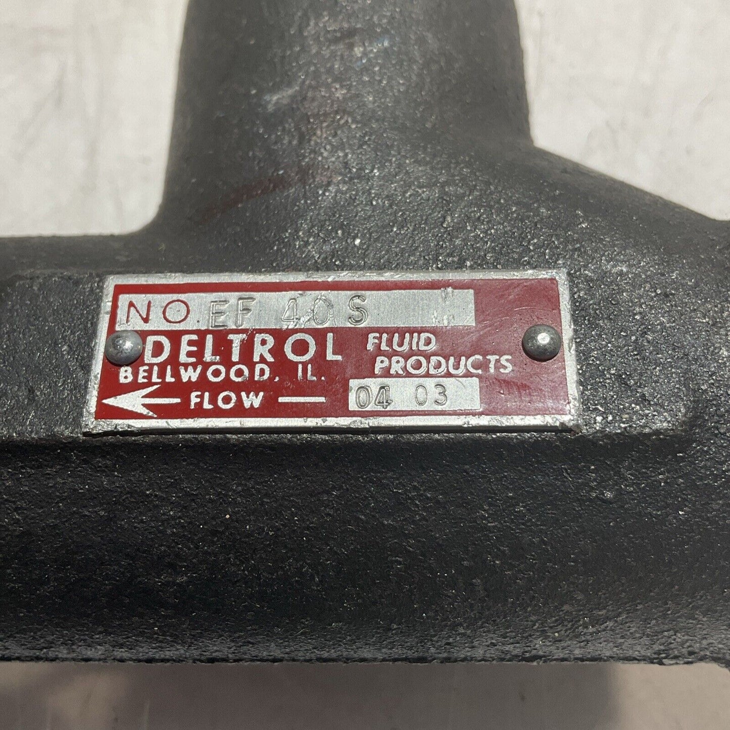 DELTROL EF40S HYDRAULIC VALVE CONTROL SYSTEM RM6