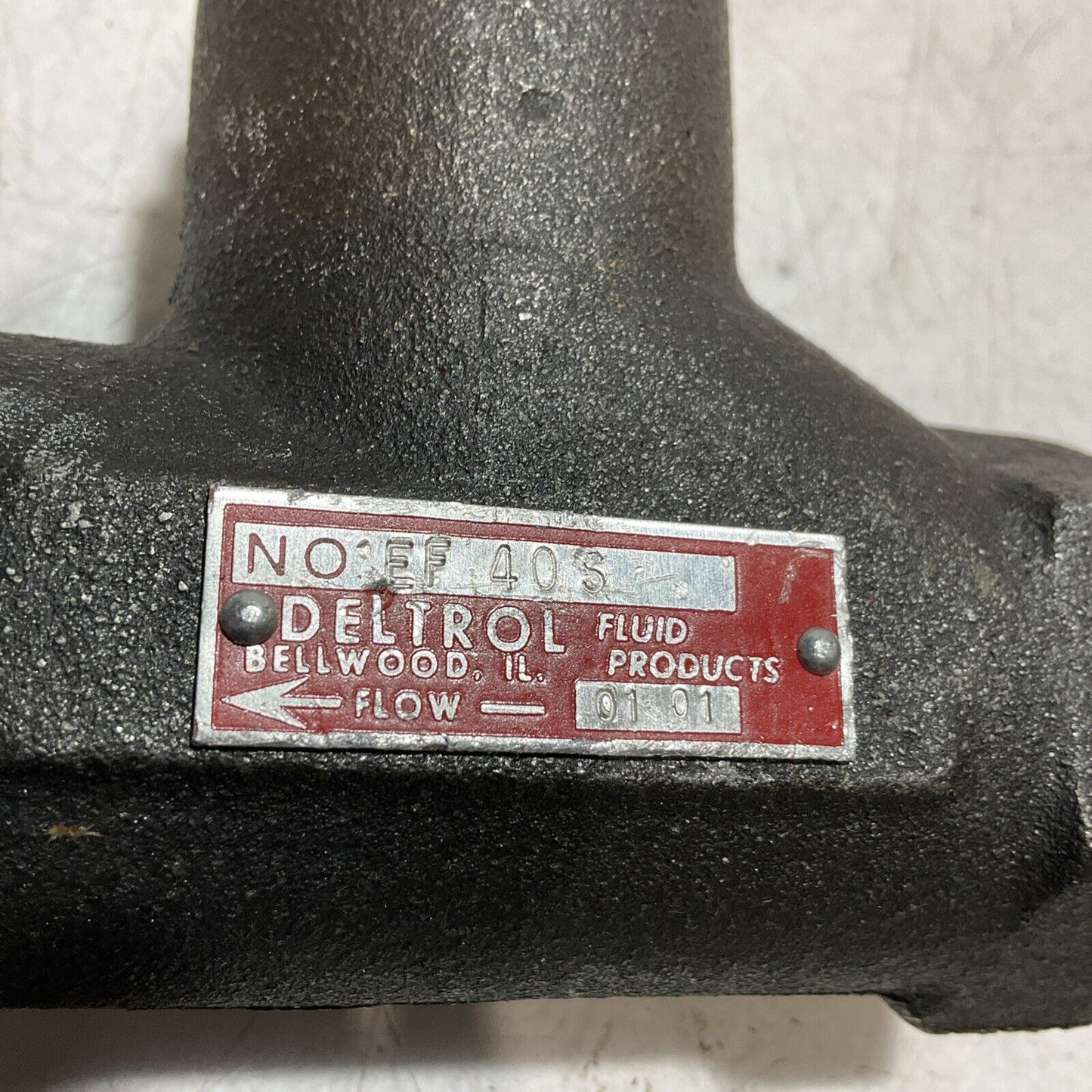 DELTROL EF40S HYDRAULIC VALVE FLOW CONTROL SYSTEM RM6