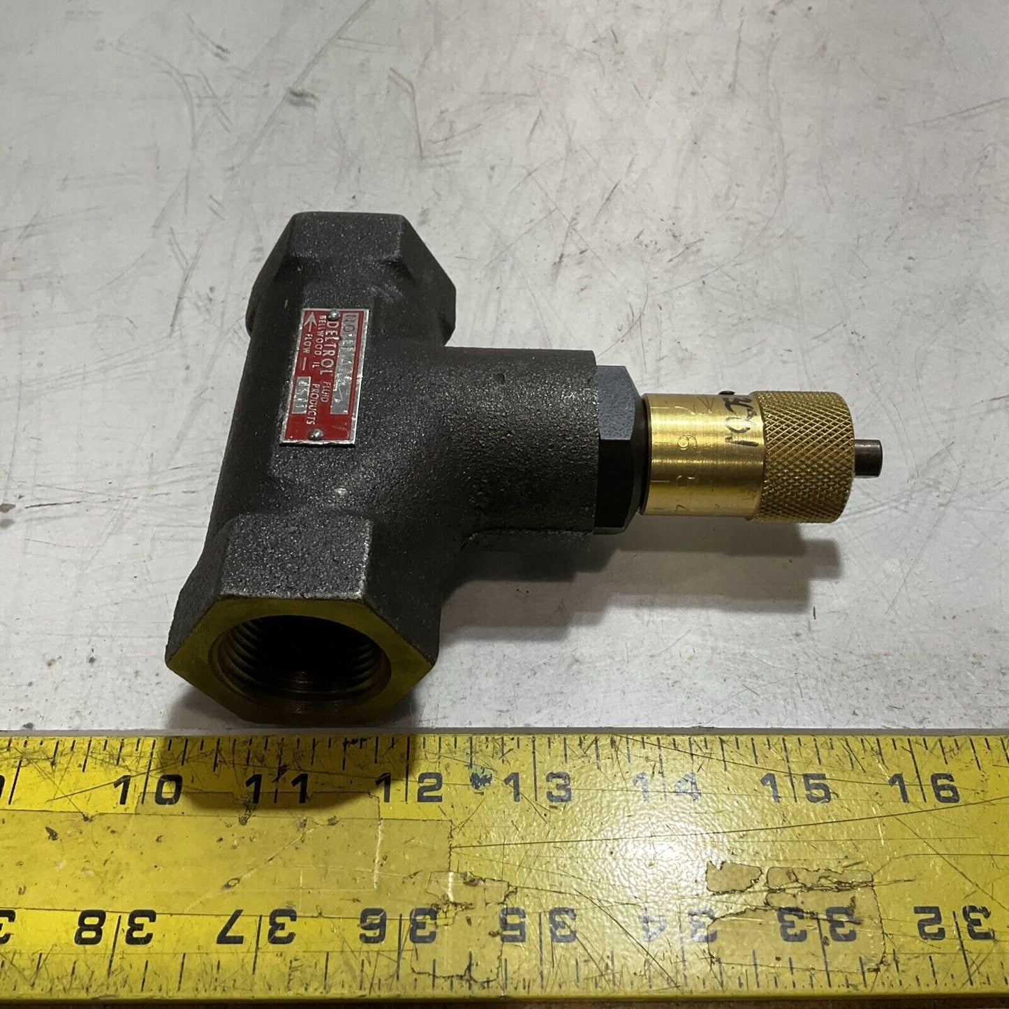 DELTROL EF40S HYDRAULIC VALVE FLOW CONTROL SYSTEM RM6