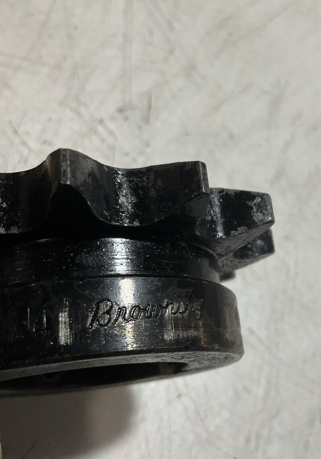 BROWNING H501 2X1-1/4 STEEL FINISHED BORE ROLLER CHAIN LOT OF 4 RM6