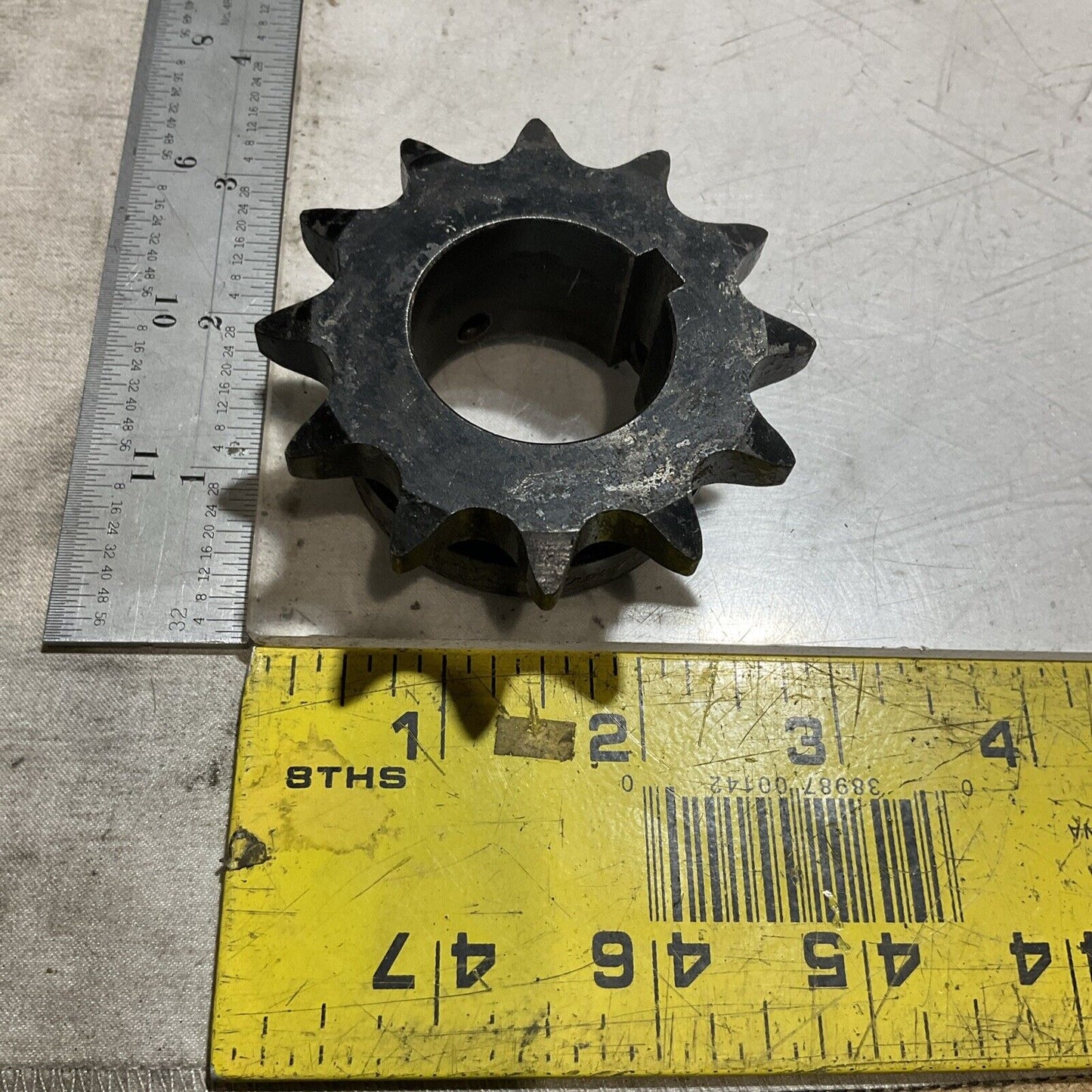 BROWNING H501 2X1-1/4 STEEL FINISHED BORE ROLLER CHAIN LOT OF 4 RM6