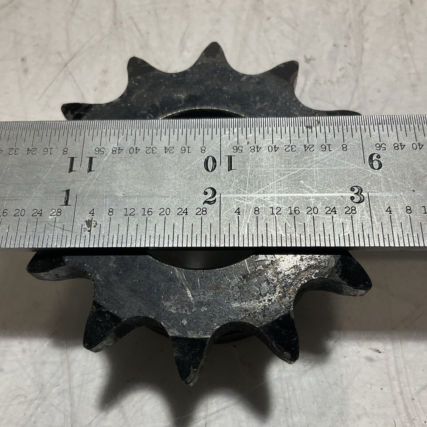 BROWNING H501 2X1-1/4 STEEL FINISHED BORE ROLLER CHAIN LOT OF 4 RM6