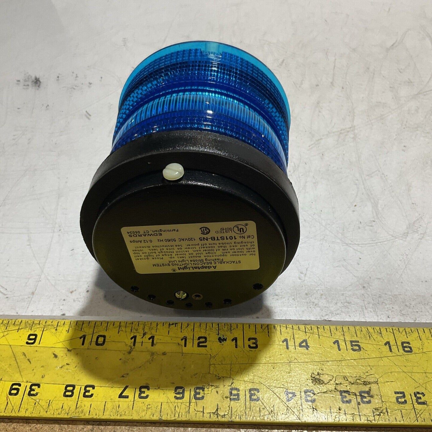 EDWARDS 101STB-N5 BLUE ADAPTER LIGHT FLASHINGS STROBE C2H