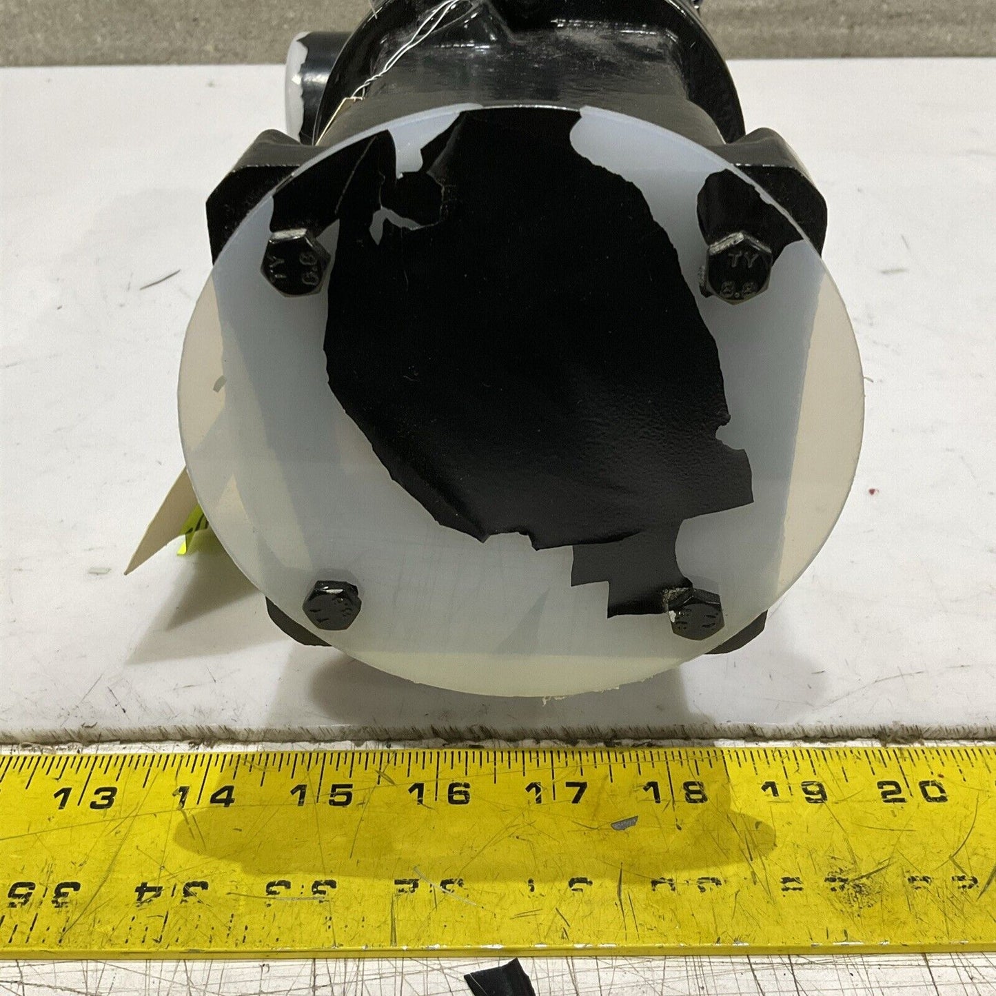 SEW-EURODRIVE KH29B AQH100/3 BEVEL GEARBOX MOTOR W/ ADAPTER C2H
