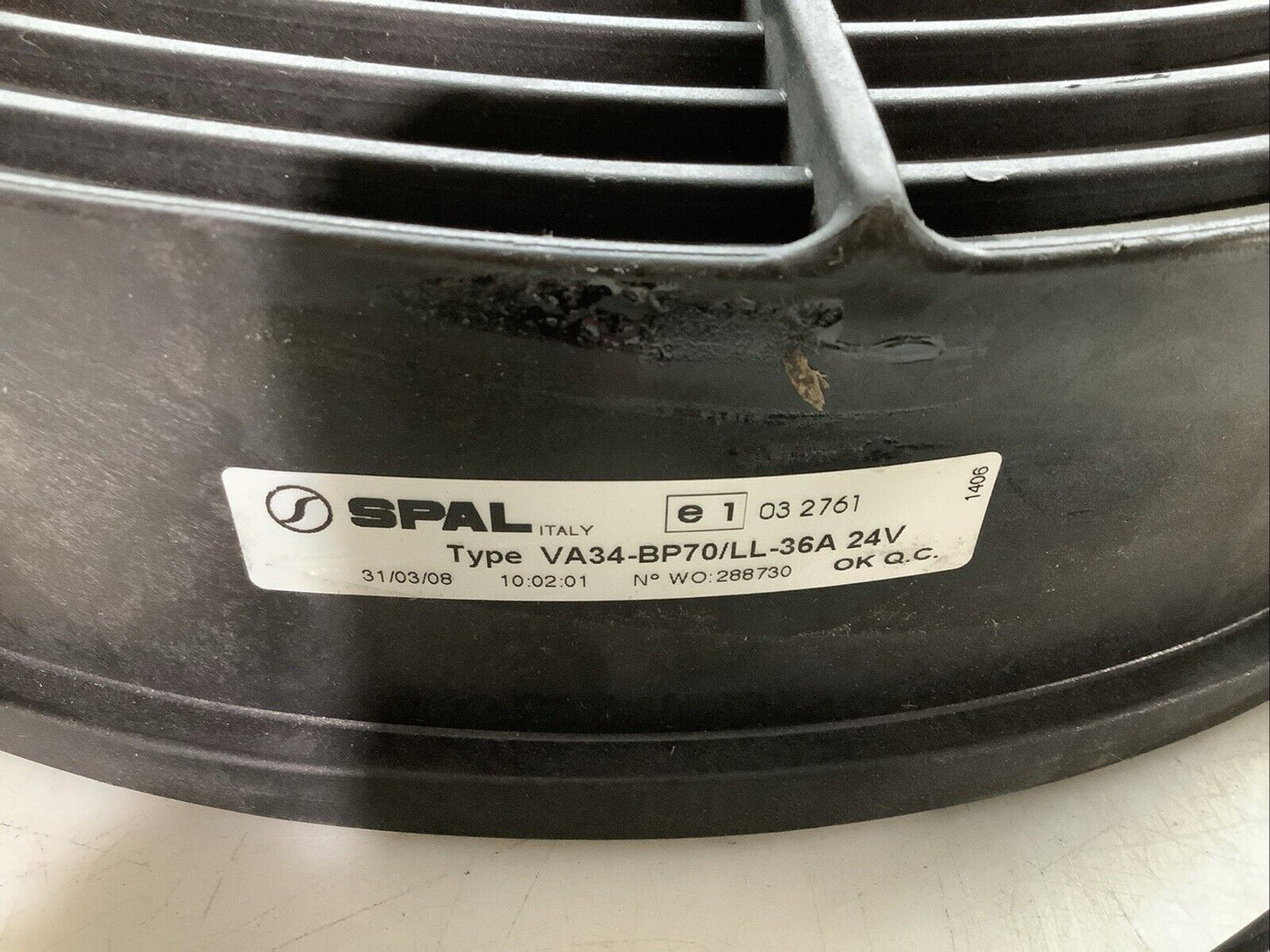 SPAL VA34-BP70/LL-36A AUXILIARY FAN 24V E3G