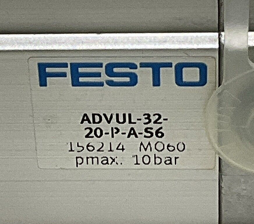 FESTO ADVUL-25-20-P-A-S6 156214 F608 COMPACT CYLINDER C2H