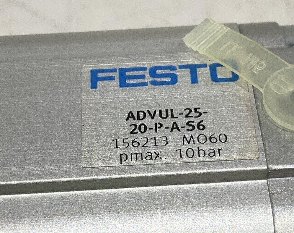 FESTO ADVUL-25-20-P-A-S6 156213 F608 COMPACT CYLINDER C2H