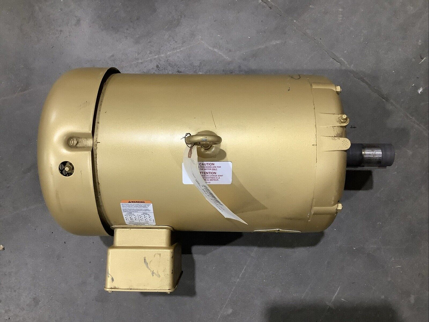BALDOR EM3708T SUPER-E MOTOR 3PH 5HP 208-230/460V 60HZ 1160RPM 215T TEFC C2H