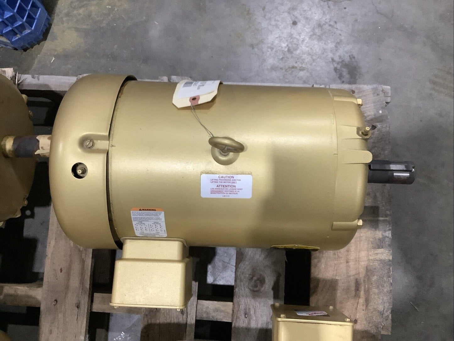 BALDOR EM3708T SUPER-E MOTOR 3PH 5HP 208-230/460V 60HZ 1160RPM 215T TEFC C2H