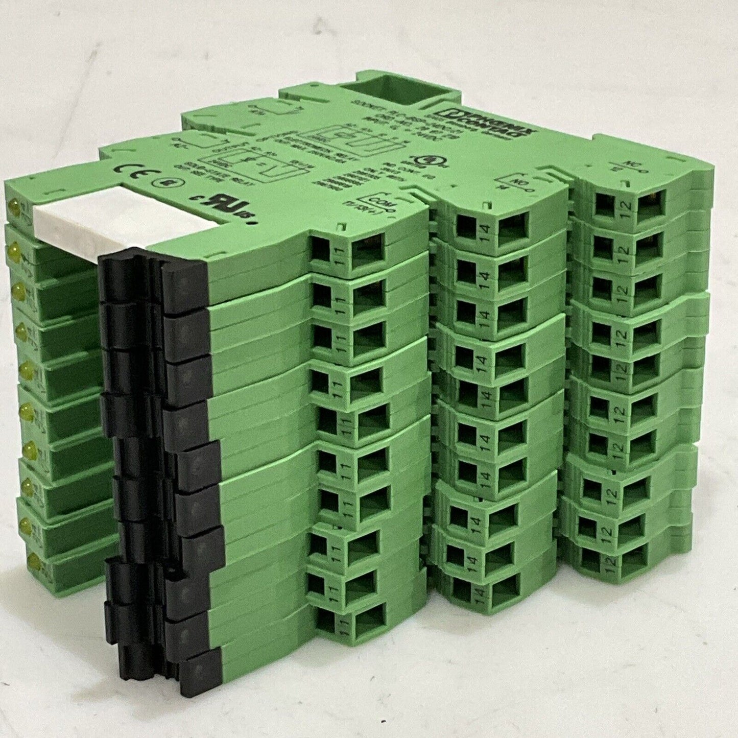 PHOENIX CONTACT PLC-BSP-24DC/21 SOCKET RELAY 24VDC LOT OF 10 C2H