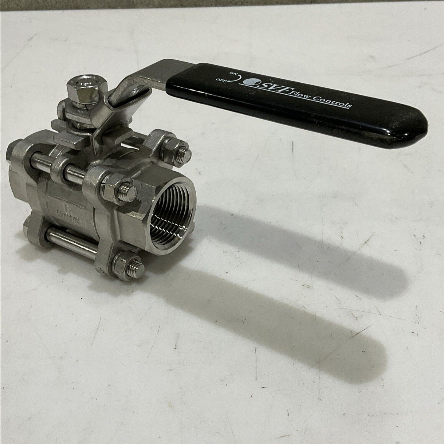 SVF FLOW CONTROLS 1000WG 3PC BALL VALVE 1" 1000#WOG CF8M C2H