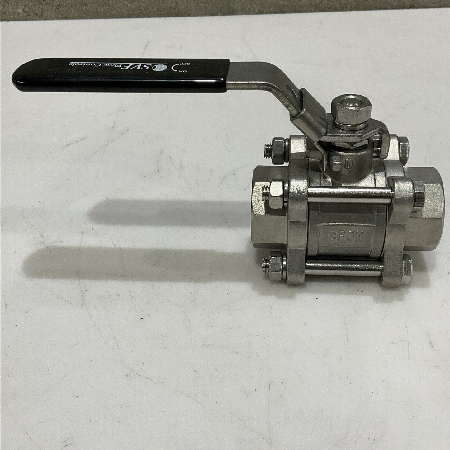 SVF FLOW CONTROLS 1000WG 3PC BALL VALVE 1" 1000#WOG CF8M C2H